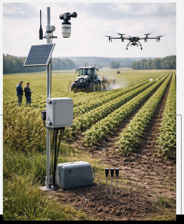 Разработка IoT мониторинга полей в Изобильном от 8830 р. | АвикейЗбл