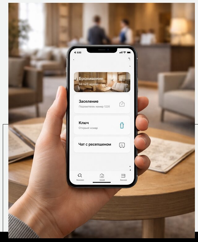 Мобильное приложение для гостей отеля в Изобильном, управление сервисом